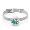Pulsera de Aromaterapia Pulsera Hebilla para Aceite Esencial Hebilla de Acero de Titanio Reloj Ajustable con Pulsera Árbol de la Vida Fábrica Outlet
