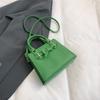 Bolsa Feminina de Design de Nicho Estilo Ocidental 2025 Primavera e Verão Bolsa de Mão Feminina Texte Grande Capacidade Simples Ombro Transversal