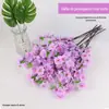 Simulação de Galho de Flor de Pessegueiro Árvore de Flor de Pessegueiro Falsa Flor de Ameixa Flor Falsa Decoração de Casamento Flor Simulação Planta Jardim de Flores ao Ar Livre Paisagismo