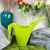 Chaleira de água multicolorida de plástico espessado 1,8 Rising Sunset Vaso de planta verde Aspersor de planta pequena e longa chaleira de água