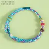 Festival del Bote del Dragón Cadena Colorida Zongzi DIY Colgante Portátil Hecho a Mano Pulsera para Niños con Cuentas Pulsera de Hilo Rojo para Mujeres
