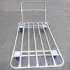Carrinho de Mão Dobrável para Carga Pesada com Tubo de Água Estendido Carrinho de Mão Logístico de Giro Roda Plana Quatro Rodas Puxar
