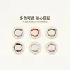 Pulsera tejida de lirios del valle hecha a mano para niños, accesorios dorados para hombres y mujeres, pulsera de nudo de flor de durazno, joyería DIY desmontable