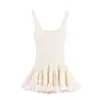 Xx11688-25 Estilo Novo de Inverno Moda Europeia e Americana Sexy Hottie Patchwork Fofo Colete Vestido de Saia Curta