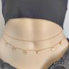 Cadena de cintura sexy con diseño de mariposa simple, joyería transfronteriza europea y americana, cadena para el cuerpo, cadena para el vientre, cadena para la cintura de bikini de playa de verano para mujer