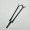 Soporte para caña de pescar de inserción para zona de pesca salvaje, soporte de cuerno de oveja, versión para carrete de pesca, multifuncional, portátil, para todo terreno, universal, soporte de aleación de aluminio para caña de pescar
