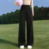 Pantalones Casuales Rectos Holgados de Verano para Mujer Tallas Grandes Transpirables de Secado Rápido para Correr, Entrenamiento, Fitness