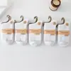 Calcetines nuevos de doble aguja para dama color sólido casual de algodón calcetines de otoño e invierno gruesos cálidos algodón peinado calcetines de mujer al por mayor