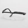 Gafas protectoras autoproductas y vendidas, armazón azul y negro, gafas traseras telescópicas, gafas protectoras a prueba de polvo para montar, gafas protectoras