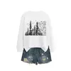 De todos os caminhos você Amazon Wish comércio exterior transfronteiriço moda e único moletom feminino outono e inverno