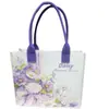 Bolsa de fieltro floral creativa, bolso de mano de gran capacidad, bolso de fieltro portátil y elegante para salidas, al por mayor