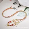 Collar de Cuerda para Thangka de Vidrio con Cuenta Dzi de una Sola Línea, Hebilla de Liberación Rápida, Estilo Chino Nuevo, Tejido a Mano, Cadena para Suéter Estilo Chino, Nicho
