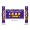 Banner de Couplet da Temporada de Formatura Transfronteiriça Conjunto de Três Peças Decoração de Fotos Layout de Atmosfera de Festa Pano de Fundo para Formatura 2026