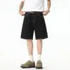 Nuevos Shorts de Mezclilla Casual de Verano para Hombres Jóvenes, Sencillos y Modernos, Pantalones Rectos Holgados Clásicos Versátiles de Cinco Puntos de Longitud Media