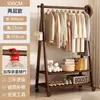 Perchero de pie, tendedero de bambú para dormitorio, perchero simple para el hogar, colgador de ropa, estante de almacenamiento