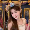Gorro de Cumpleaños Estilo Influencer Chica Duffy de Dibujos Animados Diadema Linda Versátil Parque de Atracciones Diadema para Foto Atuendo Peculiar