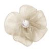 Yao Ming flor de fita tecida à mão 3cm presilha de cabelo acessórios decorativos diy feito à mão material de produção criativa flor de fita