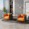 Estilo Moderno Simple Sillón Individual Silla para Hotel de Negocios Silla de Negociación para Ocio Combinación de Muebles para Sala de Recepción Uso Doméstico