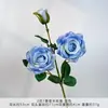 2 Flores 1 Capullo Perfume Rosa Flor Artificial Flor Falsa Decoración de Boda Flor de Seda Artificial Decoración de Escena de Boda Arreglo de Piso