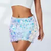 Primavera/Verão 2026 Comércio Exterior Transfronteiriço Amazon Moda Irregular com Lantejoulas Saia Ultra-Curta Conjunto para Festa Noturna Feminino