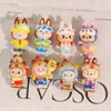 Boneca de Desenho Animado Pu Rebound Lento Brinquedo de Apertar Pingente de Chaveiro Gadget Fofo para Alívio de Estresse Brinquedo Infantil para Alívio de Estresse