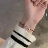 Estrella de seis puntas Hierba de la suerte Cuerda roja para la mano Pulsera sencilla Cuerda roja Sencilla Ajustable Para todo Combinable Pulsera de hermana amiga mejor amiga