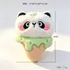 Colgante de Muñeca Helado de Animal de Peluche Creativo, Adorno de Juguete Girly con Temática de Comida, Llavero, Decoración para Mochila