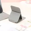 Espejo de escritorio plegable para maquillaje, espejo de tocador de mano portátil, mini espejo lindo de cuero PU para tienda departamental