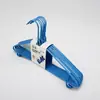 Cabide de Ombro Plano de 38cm com Gancho e Cartão de Papel para Uso Doméstico, Cabide para Pendurar e Secar Roupas, Cabide Revestido de Plástico