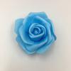 Cabeza de flor de espuma de simulación de 6-7 cm al por mayor, cabeza de flor de rosa de PE, flor decorativa con canalización de lámpara, guirnalda de flores con cabeza de flor artificial