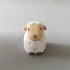 Fábrica de escultura em madeira de ovelhas pequenas atacado decoração fofa de mesa presente de aniversário feriado acessórios para casa pequeno presente