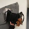 Bolso Bandolera Casual Elegante Simple de Gran Capacidad a la Moda 2025 Otoño e Invierno Bolso de Hombro Único Bolso Cuadrado Pequeño para Mujer