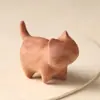 Cipreste Sangrento Gatinho Preguiçoso Esculpido Chaveiro de Carro Pingente de Bolsa Gato Fofo Acessórios DIY Acessórios Lote