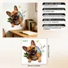 Adesivos de Cachorro 3D Estéreo Quebrando a Parede Novos Transfronteiriços para Sala de Estar Fundo de TV, Papel Adesivo Removível Atacado Personalização