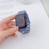 Pulseira de Silicone para Relógio com Design de Donut Adequada para Apple Watch S10 S11 Geração iWatch 7 8 9 Pulseira Oca Respirável