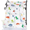34 * 75cm gasa de algodón lavado de seis capas algodón burbuja toalla grande adulto absorbente algodón estampado de dibujos animados toalla facial Clase A