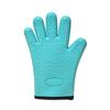 Luvas Acolchoadas de Algodão com Cinco Dedos Anti-Queimadura para Forno e Micro-ondas, Protetores de Mão com Isolamento Térmico, Luvas de Silicone para Assar de Camada Dupla Antiderrapantes Resistentes a Altas Temperaturas