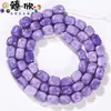 Diez Tipos de Cuentas Sueltas Redondas Cuadradas de Jade de 5x7 mm, Aproximadamente 56-58 Piezas, Joyería Semi-Terminada DIY, Directo del Fabricante