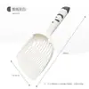Nueva pala extendida para arena de gato con agujeros grandes y pequeños, mango largo, herramienta de limpieza anti-suciedad para caja de arena de gato y inodoro