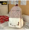 Mochila de Moño Colorida para Niñas de Secundaria y Preparatoria, Linda Bolsa Escolar Japonesa, Bolsa Grande de Capacidad para el Trabajo y los Viajes, Bolsa para Computadora