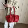 Bolso de mano moderno de gran capacidad 2026 otoño nuevo bolso de hombro plisado bolso de nicho para el trabajo