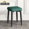 Banqueta Quadrada Empilhável Banqueta para Sala de Estar Casa Moderna Simples Banqueta para Mesa de Jantar Quarto Banqueta para Maquiagem Banqueta Macia Reforçada Espessa