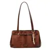 Maletín Casual de Moda Portátil Bolso de Mujer Bolso de Hombro Bolso de Hombro Retro de Gama Alta Bolso de Mujer Moderno Estilo Coreano