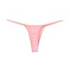 Calcinha Fio Dental de Algodão com Tiras Finas Estilo Europeu e Americano para Mulheres, Roupa Íntima Feminina T-Pants de Cintura Baixa Anti-Exposição para Dança e Esportes