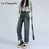 Jeans Harem Azules Vintage para Mujer Primavera Otoño 2025 Tendencia Versátil Nuevos de Cintura Alta Rectos Cropped Jeans de Papá