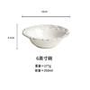 Prato Cerâmico Vintage Estilo Americano Salada de Frutas Tigela Prato de Bife Comida Ocidental Prato de Dim Sum Prato com Duas Alças Prato de Servir Prato Tigela Louça