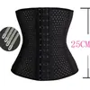 Cinturón abdominal cruzado en stock para mujer, corsé de cintura posparto, cinturón de plástico hueco transpirable, 3 filas 13 botones, prenda moldeadora del cuerpo