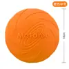 Frisbee Popular para Cães Golden Retrievers e Border Collies, Frisbee de Treinamento, Brinquedo para Pet, Frisbee Macio de Borracha Resistente à Mordida, Flutua na Água