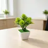 Mini 7 Grama Peônia Transfronteiriça Nº 1248 Vaso Quadrado Bonsai Escritório Casa Mesa Desktop Flor Artificial Planta em Vaso Pequeno Ornamento