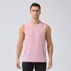 Chaleco Deportivo Transfronterizo Verano Europeo y Americano Delgado de Secado Rápido para Hombre Correr Fitness Sin Mangas Camiseta Transpirable